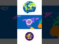 Kids vocabulary - [NEW] Our Planet, Earth - continents &amp; oceans #shorts