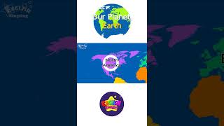 Kids vocabulary - [NEW] Our Planet, Earth - continents & oceans #shorts