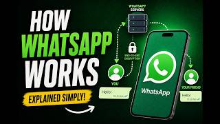 How WhatsApp Works? 🤯 | End-to-End Encryption Explained Simply