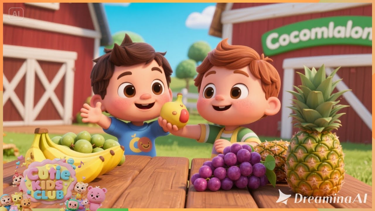 Kids Enjoy Build Fruit Shop Song For Kids | Cutie Kids Club