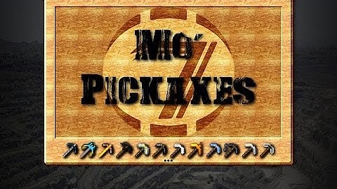 Minecraft Mod Showcase-Mo Pickaxes Mod