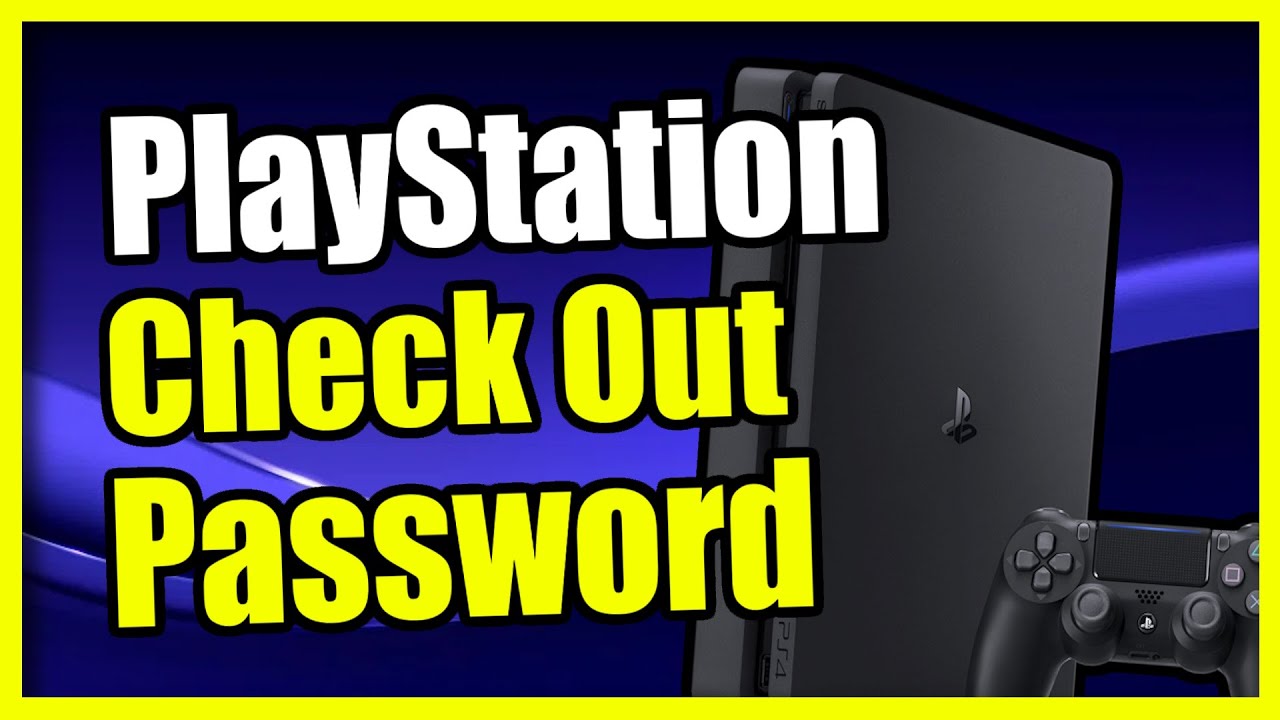 How to Turn On the PlayStation Store Password at Check out using PS4 ...