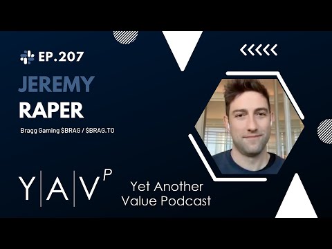 Raper Capital's Jeremy Raper expounds on his letter to Bragg Gaming $BRAG Episode cover