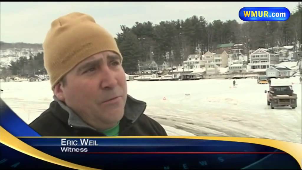 Plane crashes into snowbank on Alton Bay YouTube