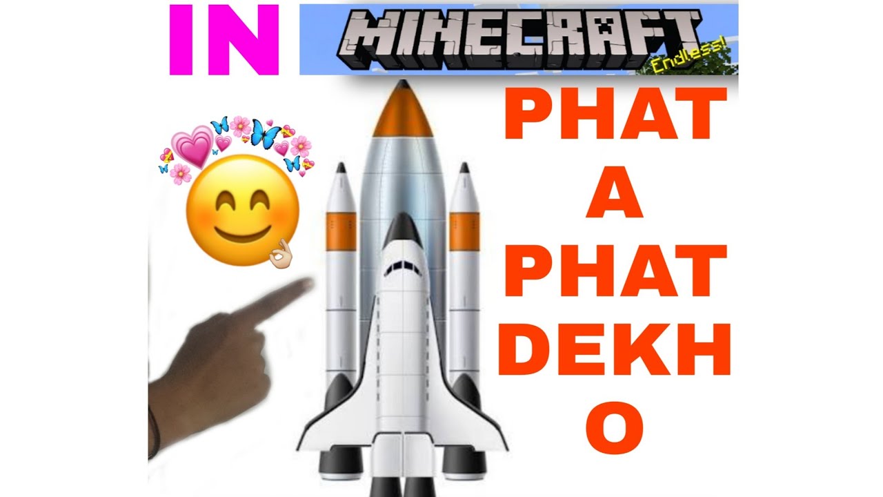 how-to-make-a-rocket-in-minecraft-in-hindi-youtube