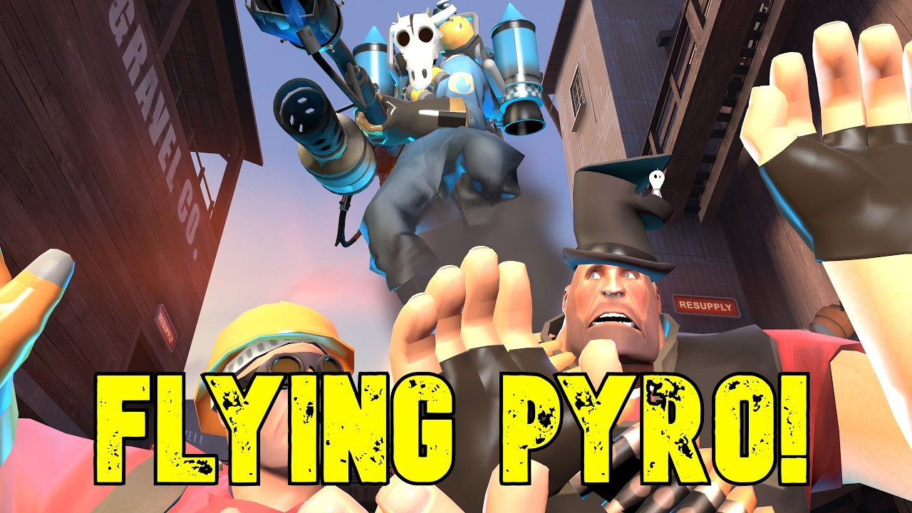 [TF2] The FLYING PYRO LOADOUT Is INSANELY Fun! - YouTube