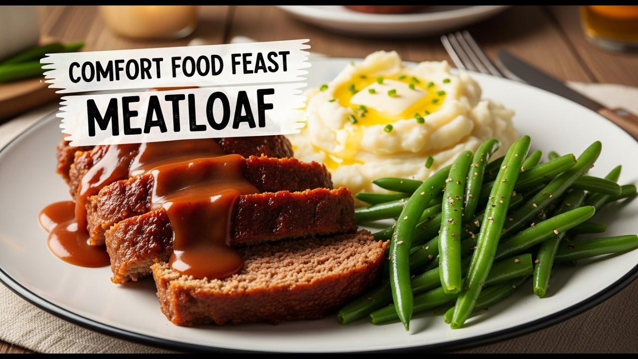 Праздник уютной еды 🍽️ Мясной рулет, картофельное пюре и подливка | CooklyEats