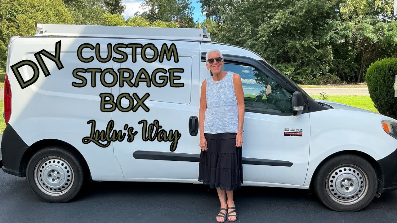 CAMPERVAN SOLUTIONS:  DIY Custom Storage Box | Step-by-Step Tutorial | Lulu’s Way