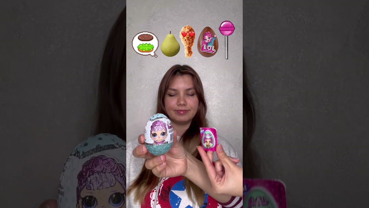 Big or Small challenge 😂 Small gummy burger or pink lollipop? 🧐 