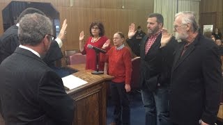 Logan County officers sworn into office
