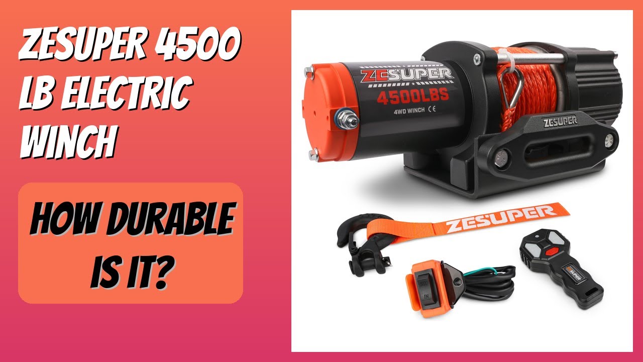 REVIEW (2025): ZESUPER 4500 lb Electric Winch. Features