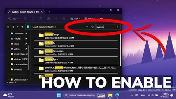 How to Enable New Live File Explorer Search in Windows 11 25201