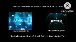 Perbedaan Station ID SCTV (2013) & Station ID Kao TV (2016)