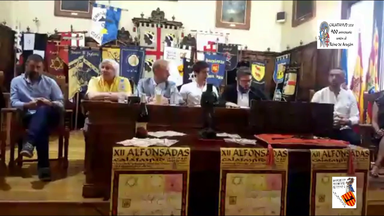 Presentación Alfonsadas 2017, con el Caballero de Honor D. Jorge Pobes