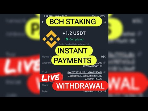 🚀 BCH Bitcoin Cash Staking 2025 | Earn Hourly Profits & Daily Withdrawals from Just 6 USDT! 💰🔥