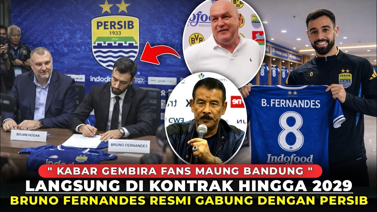 GEMPAR! KABAR GEMBIRA FANS MAUNG BANDUNG, BRUNO FERNANDES RESMI TAKEN KONTRAK PERSIB HINGGA 2029