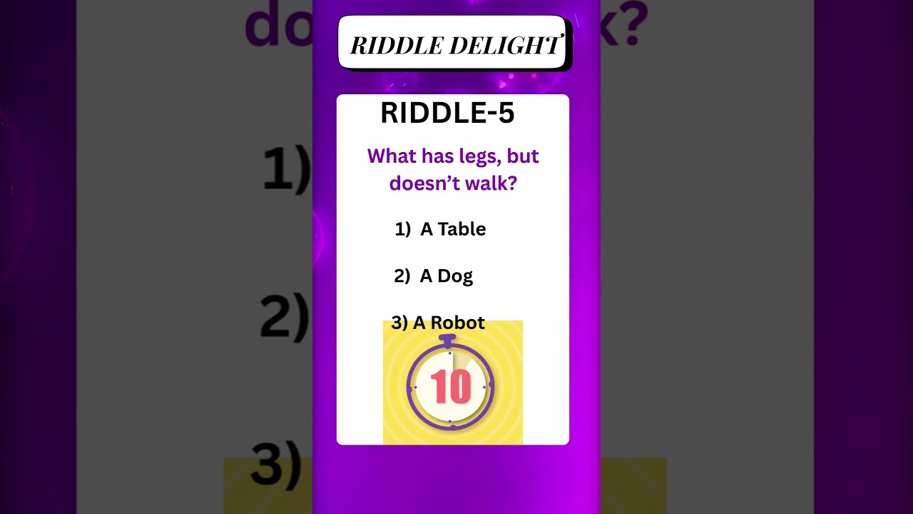 “Think Fast! Solve This Tricky Riddle ⏱️”| 