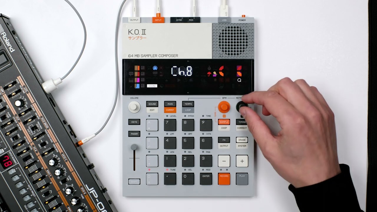 EP–133 K.O. II - controlling external devices over midi