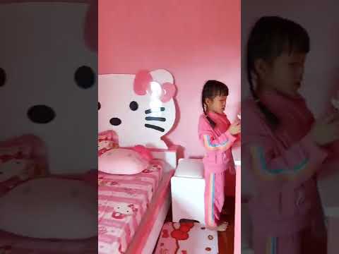 Hello Kitty Màu Hồng - U mê trước căn phòng hello kitty màu hồng/kỳ kỳ tv #shorts