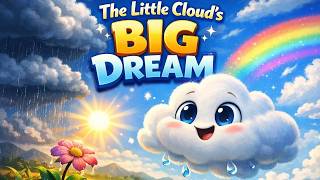The Tiny Cloud Who Changed the World ☁️🌈 | A 2-Minute Inspirational Cartoon