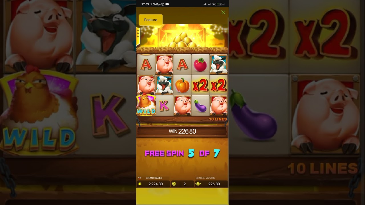 Golden Eggs & Special Wild Bonus Gameplay!