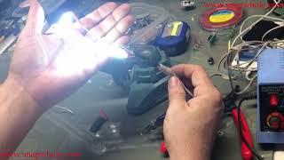 Harbor Freight Free Blue Light rebuilt into Light Bars