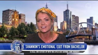 Shannon Looks Back On Emotional Bachelor Farewell Studio 10
