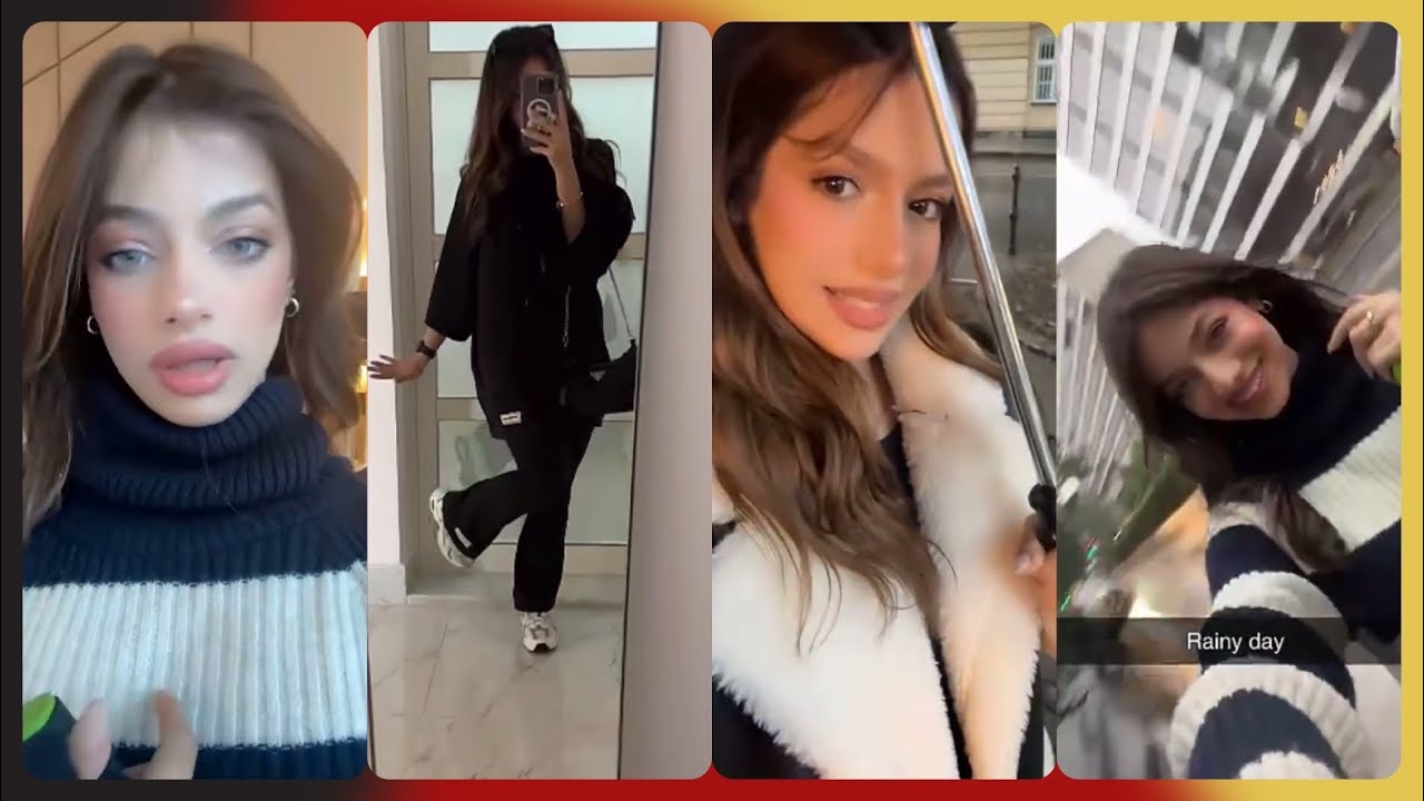 سنابات روان وريان فهمي - في سلوفينيا 🇸🇮 واستقبالهم بالامطار🤩☔️🔥