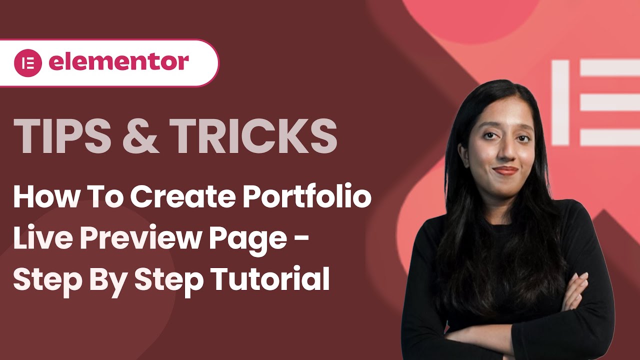 Video Preview Page Example How to create portfolio live preview page - Step by Step Tutorial - YouTube
