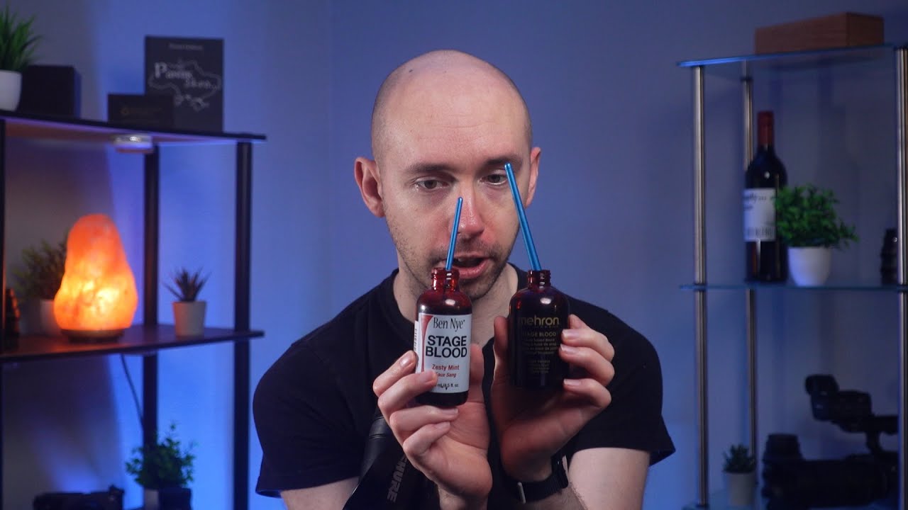 Mehron Dark Venous vs  Ben Nye Edible Stage Blood | Review + Test
