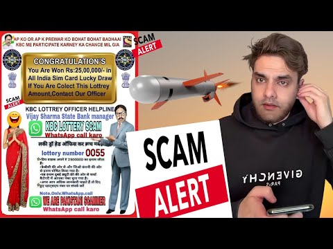 Hamla Ho Gaya 🤣😂 | Funny Conversation With Pakistani Scammer | KBC Lottery |