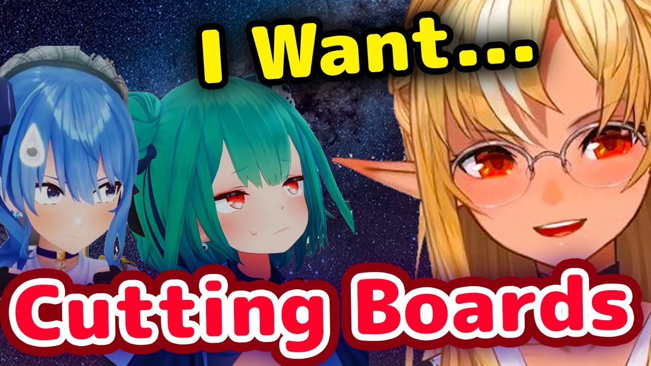 Suisei Admits She's a Cutting Board and Flare Admits She Wants To Be One【ENG Sub/Hololive】