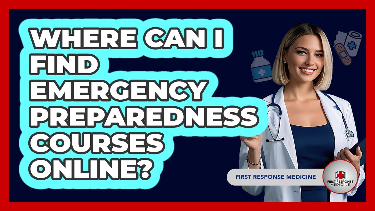 Where Can I Find Emergency Preparedness Courses Online?