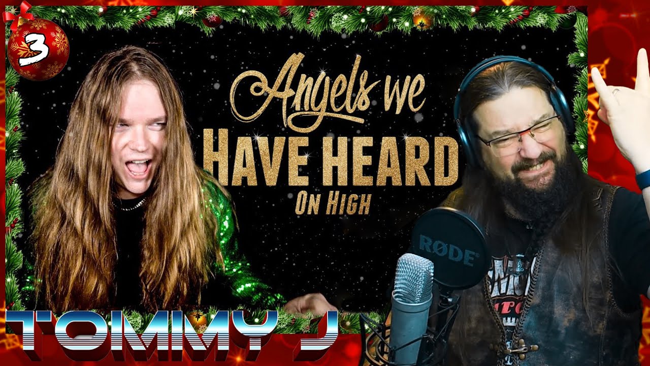 ANGELS WE HAVE HEARD ON HIGH - Tommy Johansson | CHRISTMAS SONG REACTION (day 3)
