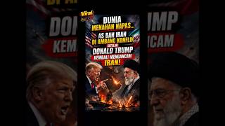 DUNIA MENAHAN NAPAS…AS DAN IRAN DI AMBANG KONFLIK SETELAH Donald Trump KEMBALI MENGANCAM IRAN!