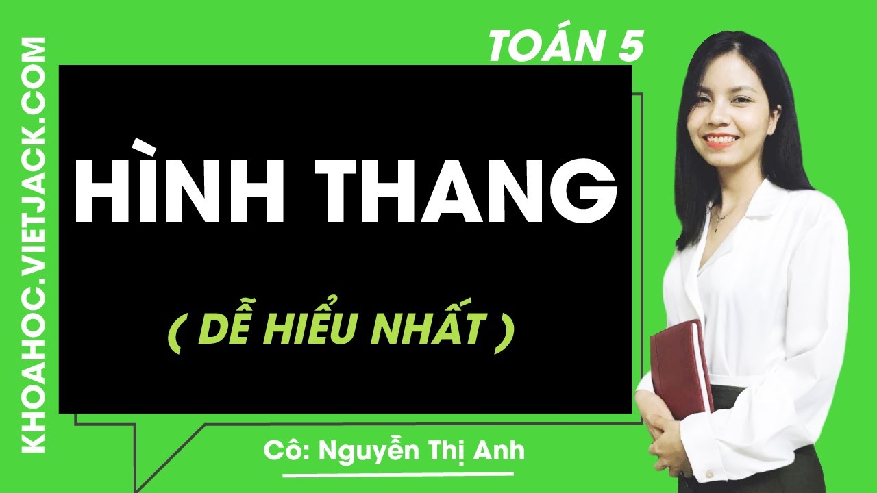 Toán lớp 5 - Hình thang - trang 91, 92 - Cô Nguyễn Anh... - youtube