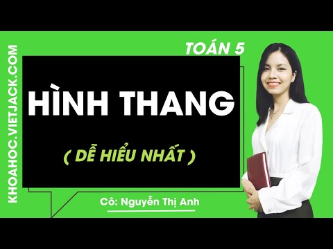 Video Toán lớp 5 - Hình thang - trang 91, 92 - Cô Nguyễn Anh... - youtube