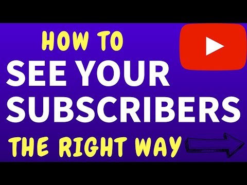 How to check your youtube subscribers   quora
