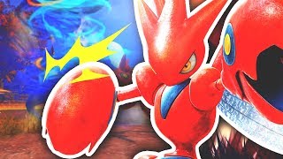 ✂️NEW SCIZOR COMBOS! Scizor GAMEPLAY! ONLINE Ranked Match! (Pokken Tournament DX)🌲
