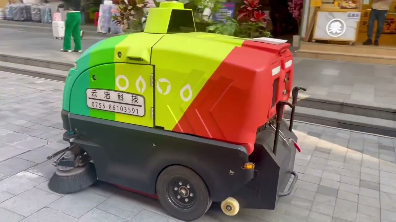 Futuristic Robot Street Cleaners Take Over Shenzhen Streets