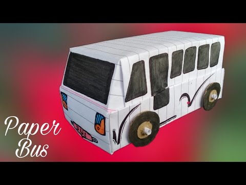 How To Make Paper Bus - Very Easy