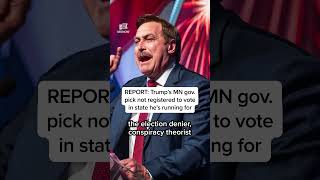 REPORT: Trump's MN gov. pick not registered to vote in state he's running for