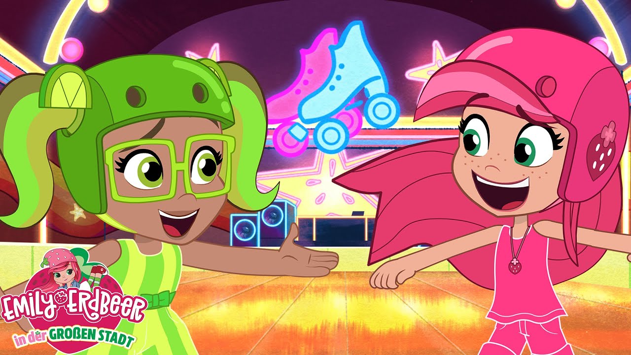 Emily Erdbeer 🍓 Ab auf die Bahn! 🍓 Karikatur für Kinde