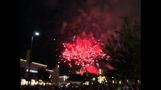 St  John's Town Center Christmas Celebration Fireworks Display 2013