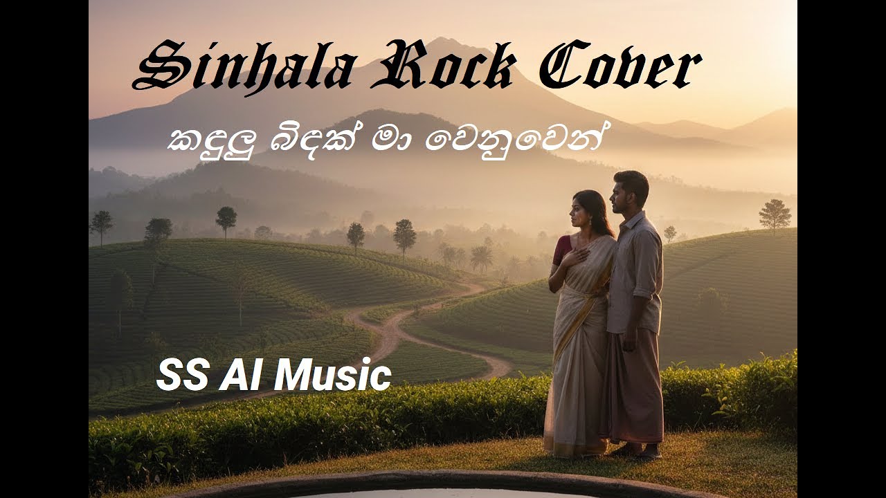 Rock Music Cover | කඳුලු බිඳක් මා වෙනුවෙන් | Kadulu Bindak Ma Wenuwen | Sinhala Song | SS AI Music