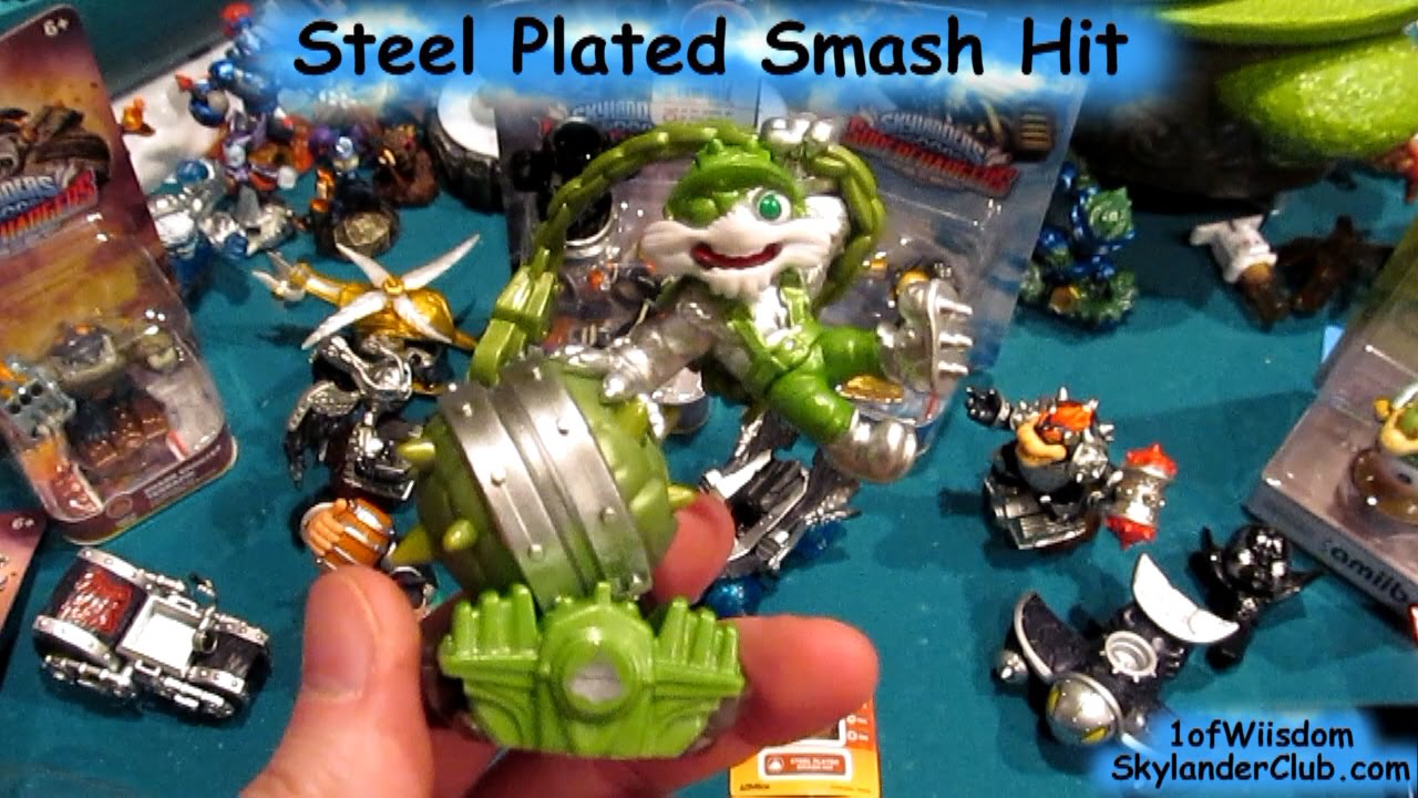 Skylanders SuperChargers Unboxing Steel Plated Smash Hit YouTube