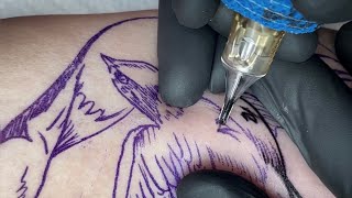 Swallows tattoo Speed up