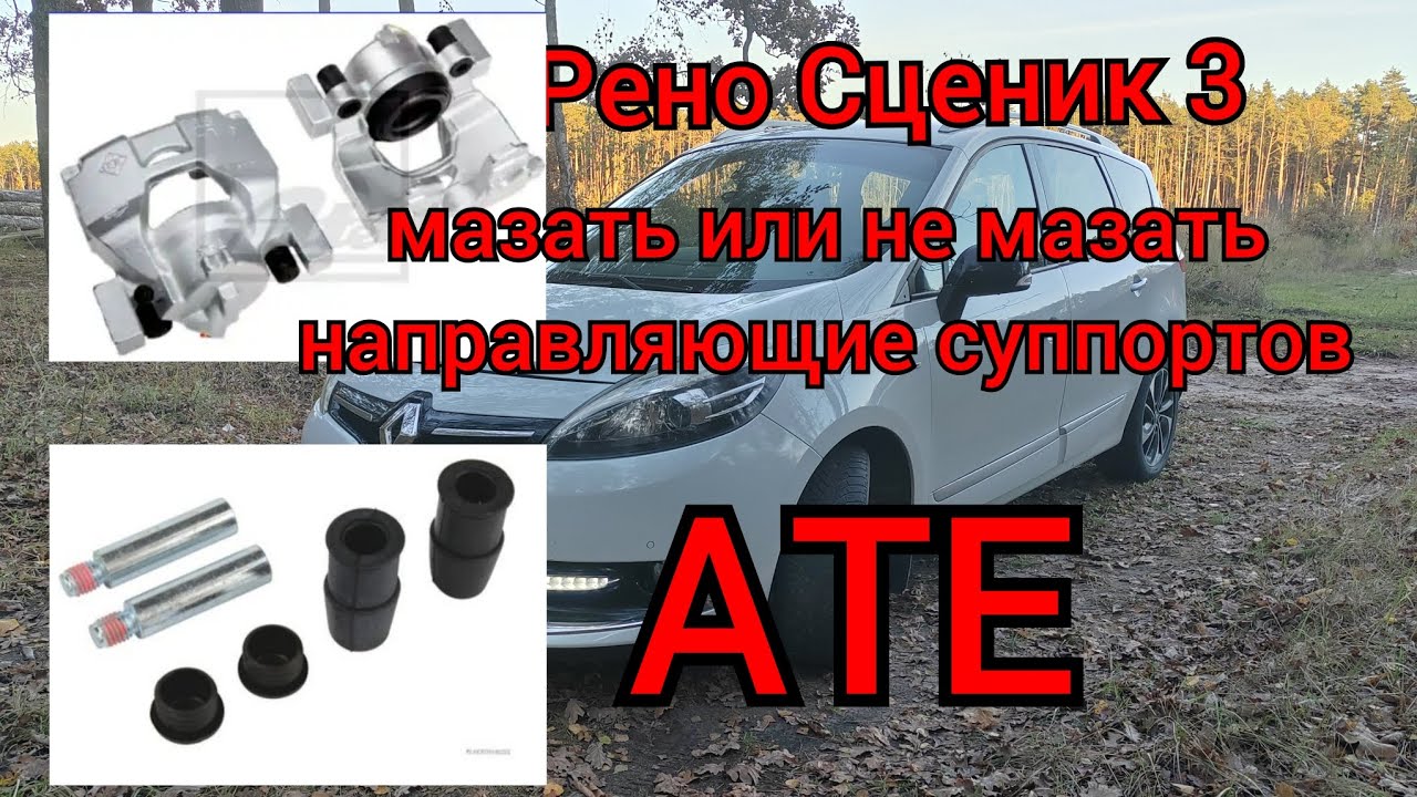 Можно ли смазывать направляющие тормозных суппортов АТЕ - Ваше мнение