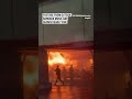 Footage from outside Bangkok music bar shows deadly fire