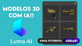 COMO BAIXAR MODELOS 3D GRATIS com IA!! Unity e Unreal Engine